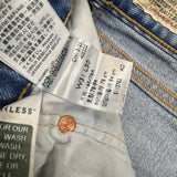 Levi's 517 Bootcut Jeans Mens 31x30 Blue Light Wash Faded Stretch Denim Pants