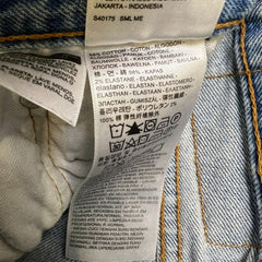 Levi's 511 Jeans Mens 31x30 Blue Slim Fit Mid Rise Light Wash Faded Denim Pants