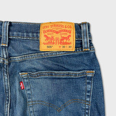 Levi's 505 Jeans Mens 30x30 Blue Original Straight Leg Medium Wash Denim Pants