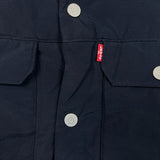 Levi's Vest Mens Large Blue Button Up Puffer Outdoor Lightweight Jacket