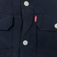 Levi's Vest Mens Large Blue Button Up Puffer Outdoor Lightweight Jacket