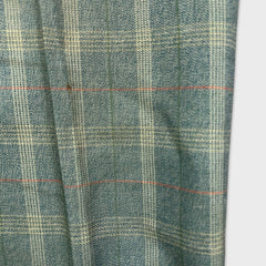 Vintage 70s Levi’s Sta-Prest Pants Mens 32x31 Green Plaid Straight Trousers