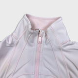 Lululemon Define Cropped Jacket Nulu Womens Size 2 Pink Full Zip Track Suit Top