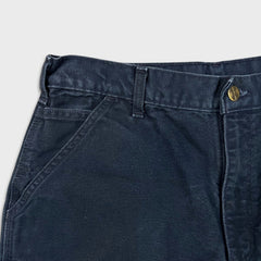 Carhartt Pants Mens 32x27 Blue Loose Original Fit Carpenter Workwear Wide Baggy