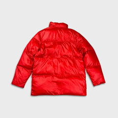 Vintage Y2K Nike Sportswear Jacket Mens Large Red Swoosh Full Zip Outdoor Puffer Coat