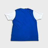 Lacoste x Andy Roddick Polo Shirt Mens XL Blue Color Block Tennis Short Sleeve
