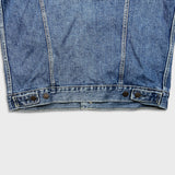 Levi's Type III Denim Jacket Mens Large Blue Medium Wash Western Trucker