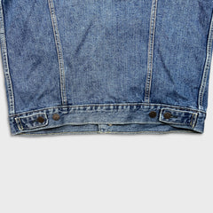 Levi's Type III Denim Jacket Mens Large Blue Medium Wash Western Trucker