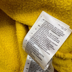 Adidas Sweatshirt Mens Small Yellow Sportswear Spell Out Pullover Crewneck