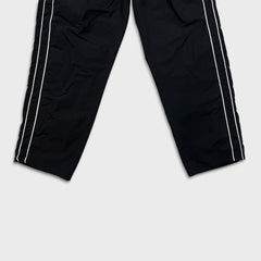 Adidas Track Pants Mens 2XL Black 3 Stripes Spell Out Relaxed Athletic Jogger