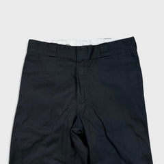 Dickies Pants Mens 32x32 Black Loose Fit Double Knee Workwear Baggy Trouser