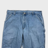 Carhartt B13 STW Jeans Mens 40x28 Blue Original Dungaree Fit Workwear Loose Baggy Pants