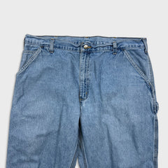Carhartt B13 STW Jeans Mens 40x28 Blue Original Dungaree Fit Workwear Loose Baggy Pants