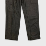 Harry Rosen Dress Pants Mens 32x30 Brown Wool Cargo Utility Trousers Tailored