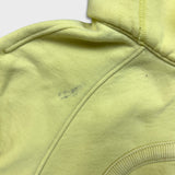 Lululemon Scuba Hoodie Womens Size 4 Yellow Full Zip Sports Hooded Sweater