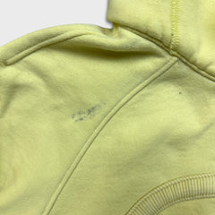 Lululemon Scuba Hoodie Womens Size 4 Yellow Full Zip Sports Hooded Sweater
