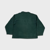 Vintage 90s Gap Fleece Mens XL Green Blank Outdoor USA Pullover V Neck Jacket