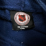 Vintage 90s Toronto Maple Leafs Fleece Mens Medium Blue Hockey NHL Pullover Jacket
