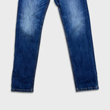 Diesel Industry Jeans Mens 34x33 Blue Medium Wash Stretch Slim Straight Denim Pants