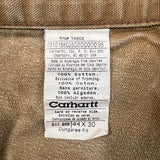 Carhartt B11 Pants Mens 44x30 Beige Loose Straight Duck Dungaree Fit Distressed