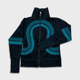 Lululemon Sweatshirt Womens Size 8 Black Sports Full Zip Tracksuit Top