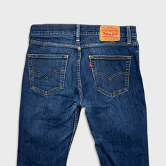 Levi's 511 Jeans Mens 32x32 Blue Slim Fit Mid Rise Dark Wash Stretch Denim Pants