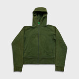 Lululemon Scuba Hoodie Womens Small Green Full Zip Sports Hooded Sweater