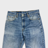 Vintage Levi's 550 Jeans Mens 34x34 Blue Relaxed Fit Tapered Leg 90s Light Wash Denim Pants