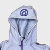 Lululemon Scuba Hoodie Womens Size 6 Blue Full Zip Sports Hooded Sweater