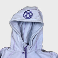 Lululemon Scuba Hoodie Womens Size 6 Blue Full Zip Sports Hooded Sweater