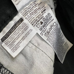 Levi's 510 Skinny Jeans Mens 30x30 Black Dark Wash Stretch Mid Rise Tapered Leg Denim Pants