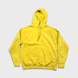 Nike Sportswear Hoodie Mens Medium Yellow Swoosh Pullover Hooded Sweater