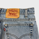 Vintage 90s Levi's 550 Jeans Mens 33x32 Blue Relaxed Fit Tapered Leg Light Wash Pants