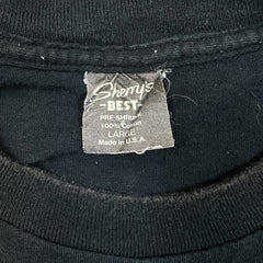 Vintage 90s Dolphin Florida T Shirt Mens Large Black USA Graphic Animal Tee