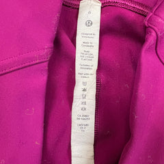Lululemon InStill High-Rise Tight 25" Womens Size 6 Magenta Purple Yoga Leggings