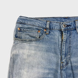 Levi's 511 Jean Mens 34x32 Blue Slim Fit Mid Rise Light Wash Stretch Denim Pants