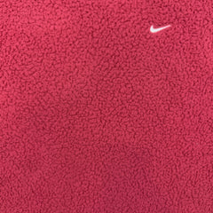 Nike Sherpa Fleece Womens 2XL Pink Therma-Fit Training Pullover Jacket