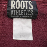 Vintage 90s Roots Athletics Canada Sweatshirt Mens Large Red Graphic Pullover Crewneck
