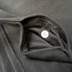 Lululemon Wunder Under Crop Mid-Rise Womens Size 10 Black Yoga Pilates Leggings