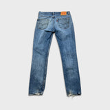 Levi's 511 Jeans Mens 34x32 Blue Slim Fit Straight Leg Stretch Light Wash Denim Pants