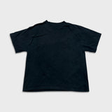 Vintage 90s Blank T Shirt Mens Medium Black Faded Classic Short Sleeve Tee