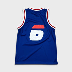 October's Very Own Basketball Jersey Mens Small Blue OVO Runner Logo #6