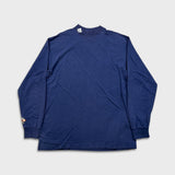 Vintage 90s Toronto Maple Leafs Pro Player Long Sleeve Tee Mens XL Blue Mock Neck