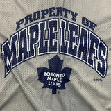 Vintage Y2K Toronto Maple Leafs Practice Jersey Mens XL Gray Mesh NHL Hockey Tee