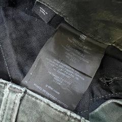 G-Star Raw Pants Mens 29x28 Green Camo Powel 3D Tapered Cuffed Cargo Trousers