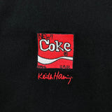 Uniqlo x Keith Haring X Coca-Cola UT Graphic T Shirt Mens Medium Black Art Tee