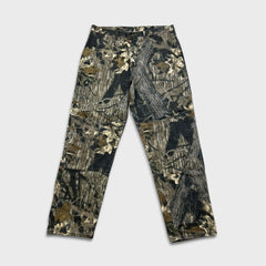 Wrangler RealTree Camo Jeans Mens 36x32 Green Relaxed Double Knee Hunting Pants