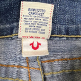 Vintage Y2K True Religion Sammy Jeans Womens 28x32 Blue Low Rise Flare Leg Bootcut Denim Pants