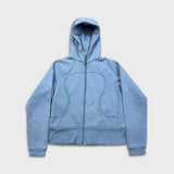 Lululemon Scuba Hoodie Womens Small Blue Full Zip Sports Hooded Sweater