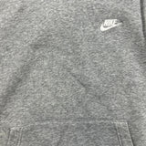Nike Sportswear Hoodie Mens Medium Gray Swoosh Pullover Hooded Sweater